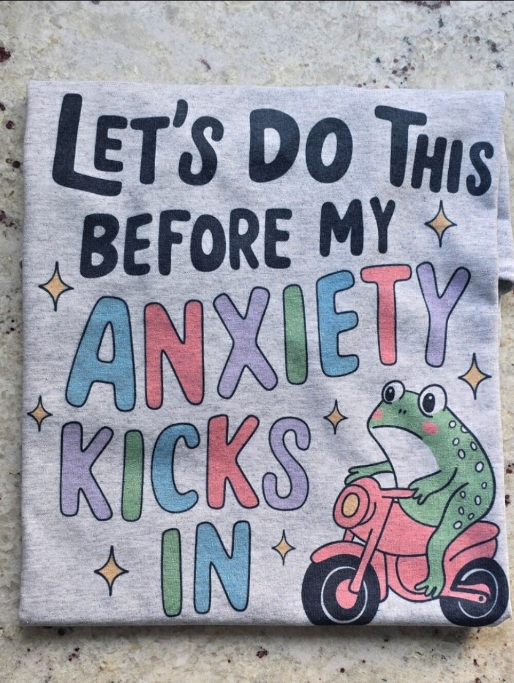 Lets Do This Begore My Anxiety Kicks In Graphic Tee